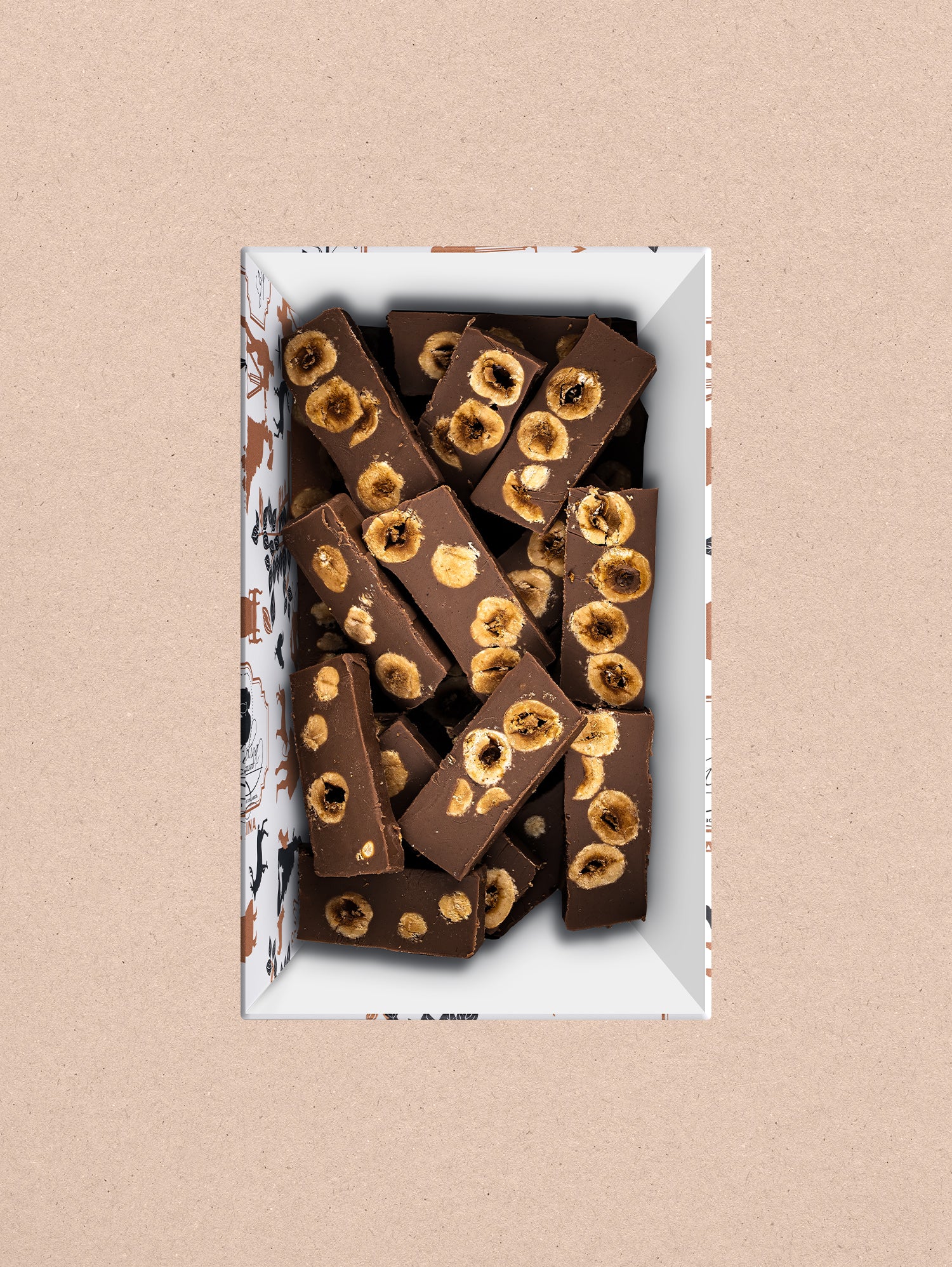 (Chopped) XXL Dark Gianduja With Whole Hazelnuts