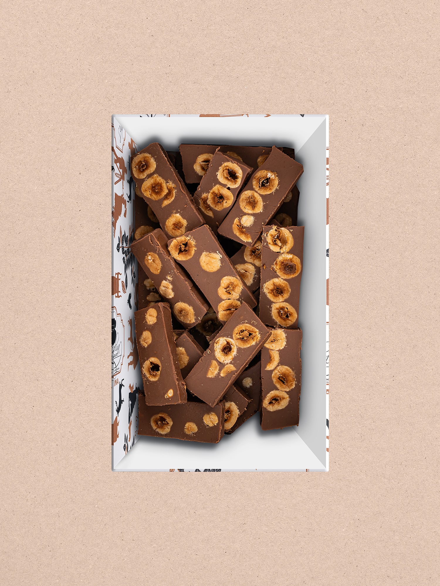 (Chopped) XXL Milk Gianduia With Hazelnuts