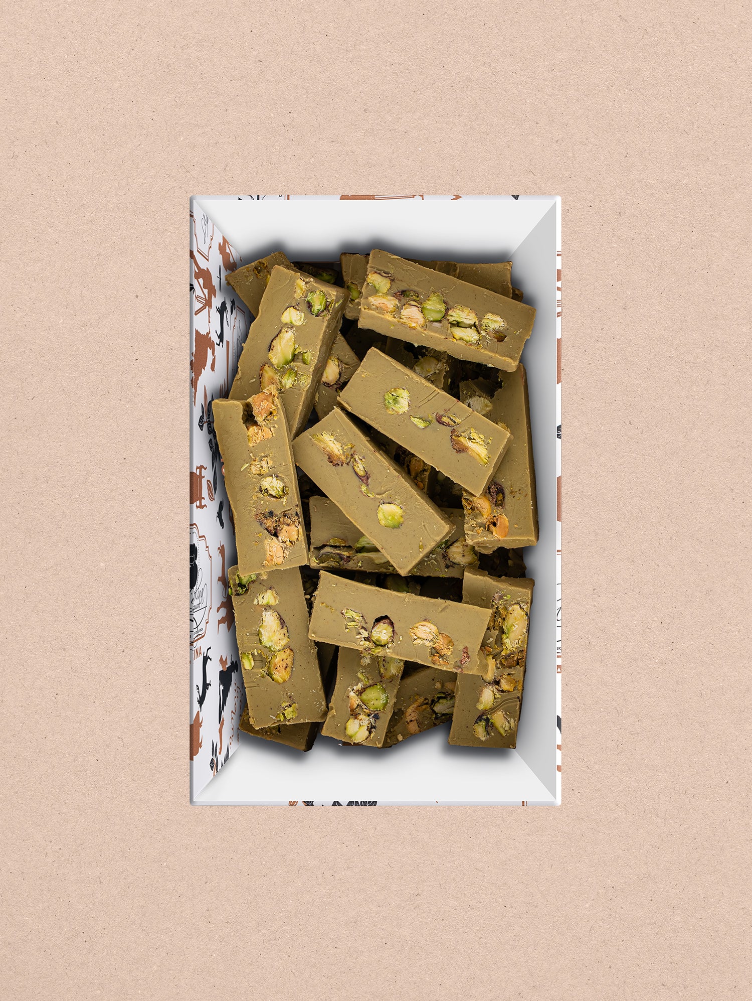 (Chopped) XXL Pistachio White Chocolate And Salted Pistachios