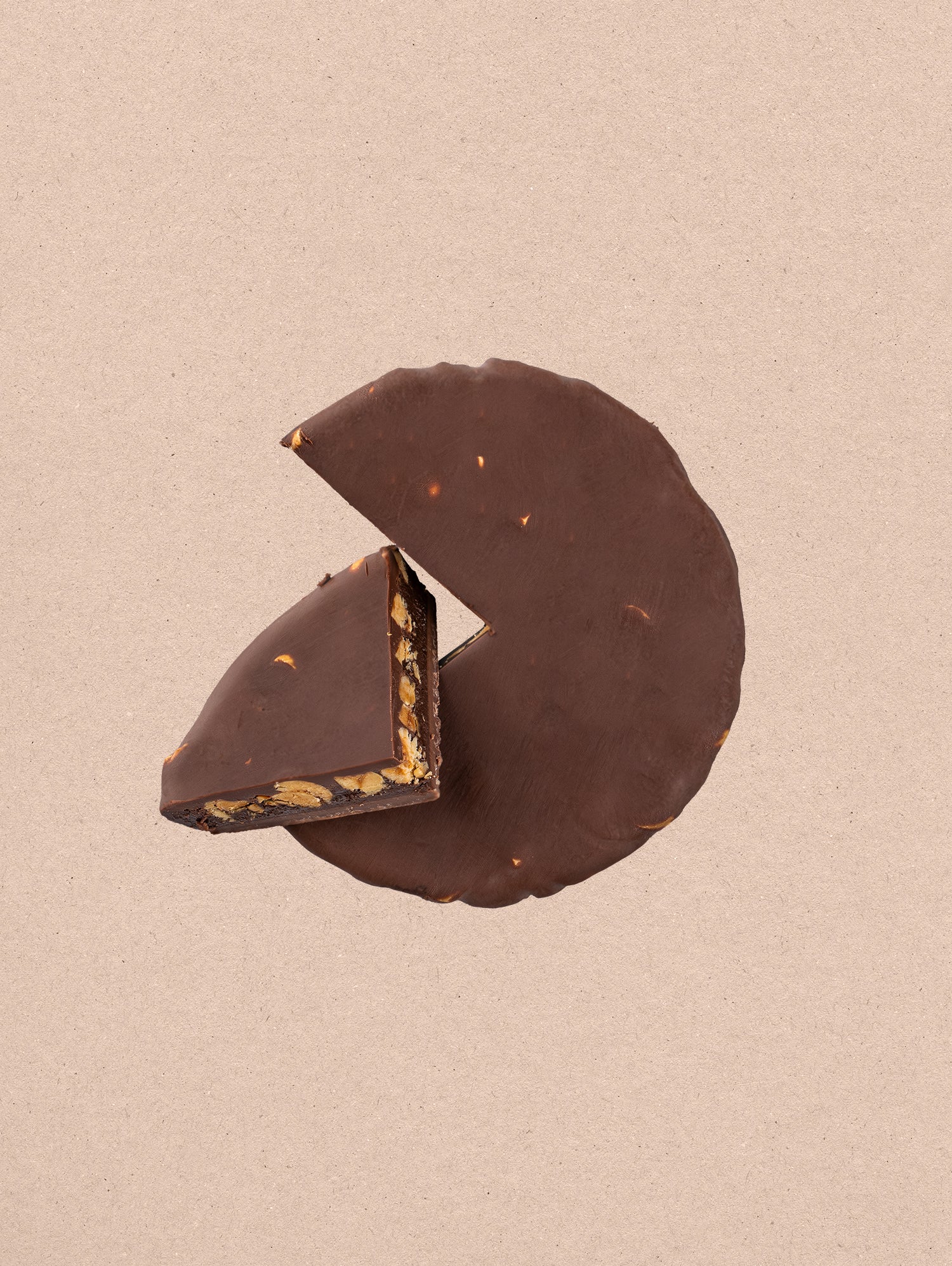 Choco Cake - Milk Gianduja Cake With Hazelnuts